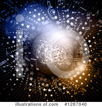 Royalty-Free (RF) Disco Ball Clipart Illustration by KJ Pargeter - Stock Sample #1267040