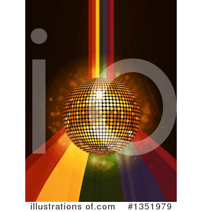 Royalty-Free (RF) Disco Ball Clipart Illustration by elaineitalia - Stock Sample #1351979