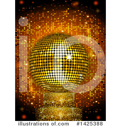Royalty-Free (RF) Disco Ball Clipart Illustration by elaineitalia - Stock Sample #1425388
