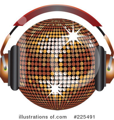 Royalty-Free (RF) Disco Ball Clipart Illustration by elaineitalia - Stock Sample #225491