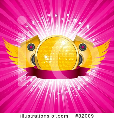 Royalty-Free (RF) Disco Ball Clipart Illustration by elaineitalia - Stock Sample #32009