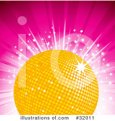 Royalty-Free (RF) Disco Ball Clipart Illustration by elaineitalia - Stock Sample #32011