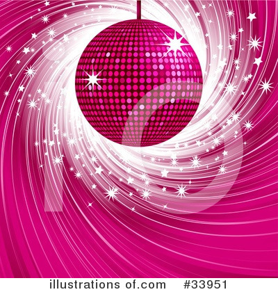 Royalty-Free (RF) Disco Ball Clipart Illustration by elaineitalia - Stock Sample #33951