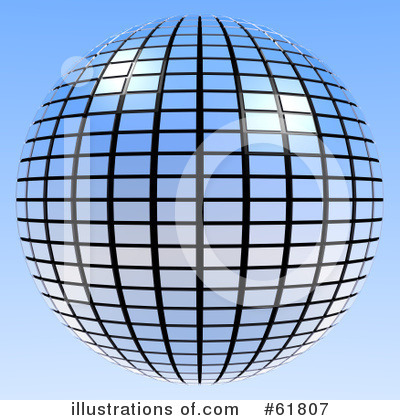 Royalty-Free (RF) Disco Ball Clipart Illustration by ShazamImages - Stock Sample #61807