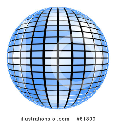 Royalty-Free (RF) Disco Ball Clipart Illustration by ShazamImages - Stock Sample #61809