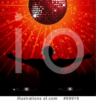 Royalty-Free (RF) Disco Ball Clipart Illustration by elaineitalia - Stock Sample #69916