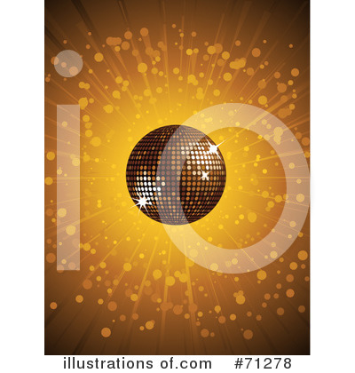 Royalty-Free (RF) Disco Ball Clipart Illustration by elaineitalia - Stock Sample #71278
