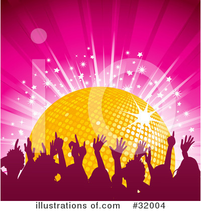 Royalty-Free (RF) Disco Clipart Illustration by elaineitalia - Stock Sample #32004