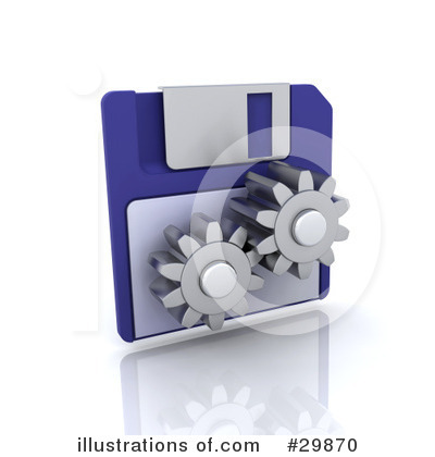 Floppy Disc Clipart #29870 by KJ Pargeter