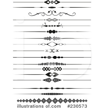 Royalty-Free (RF) Dividers Clipart Illustration by KJ Pargeter - Stock Sample #230573