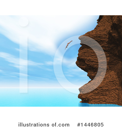 Diving Clipart #1446805 by KJ Pargeter