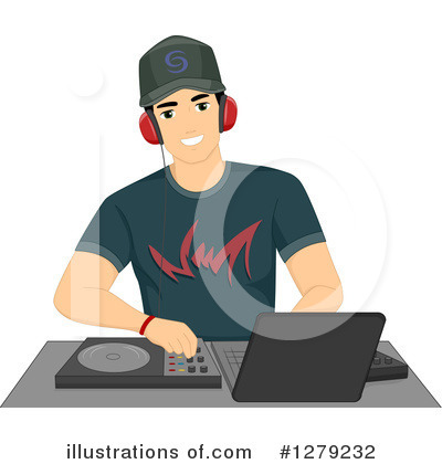 Dj Clipart #1279232 by BNP Design Studio