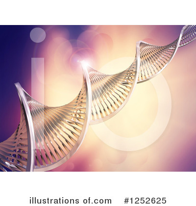 Dna Clipart #1252625 by KJ Pargeter