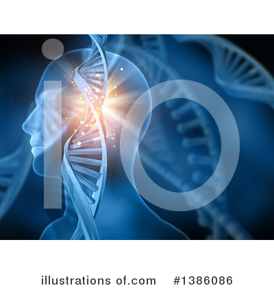 Royalty-Free (RF) Dna Clipart Illustration by KJ Pargeter - Stock Sample #1386086