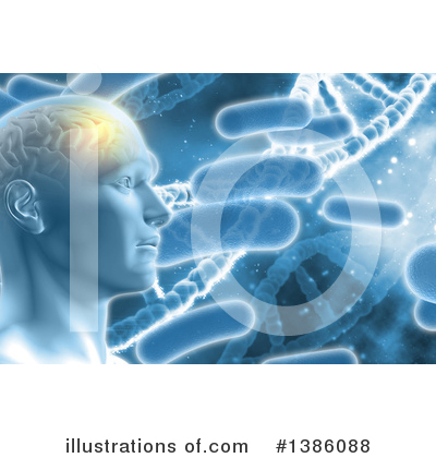 Royalty-Free (RF) Dna Clipart Illustration by KJ Pargeter - Stock Sample #1386088