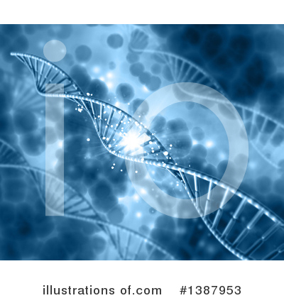 Royalty-Free (RF) Dna Clipart Illustration by KJ Pargeter - Stock Sample #1387953