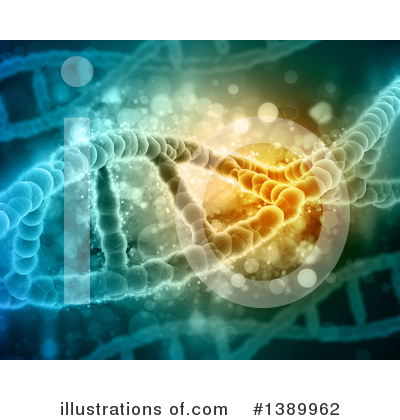 Royalty-Free (RF) Dna Clipart Illustration by KJ Pargeter - Stock Sample #1389962