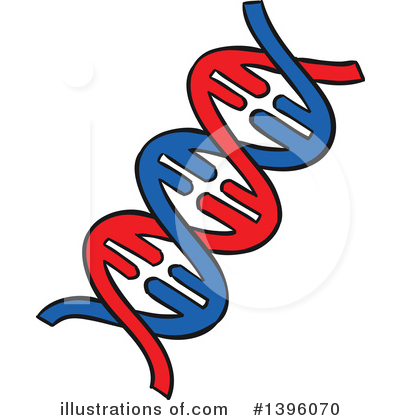 Royalty-Free (RF) Dna Clipart Illustration by Vector Tradition SM - Stock Sample #1396070