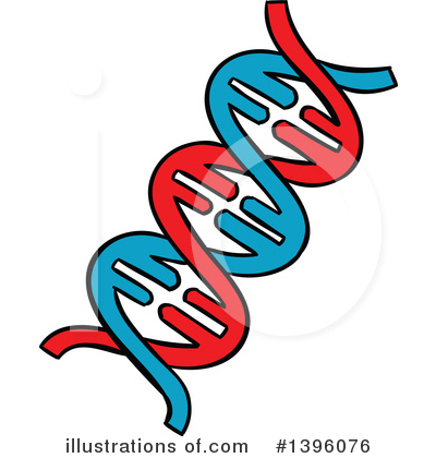 Royalty-Free (RF) Dna Clipart Illustration by Vector Tradition SM - Stock Sample #1396076