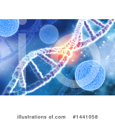 Royalty-Free (RF) Dna Clipart Illustration by KJ Pargeter - Stock Sample #1441058