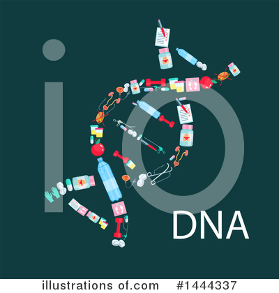 Royalty-Free (RF) Dna Clipart Illustration by Vector Tradition SM - Stock Sample #1444337