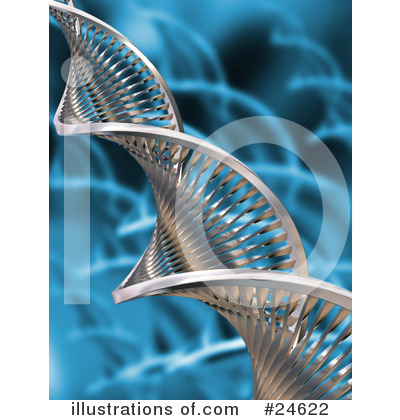 Royalty-Free (RF) Dna Clipart Illustration by KJ Pargeter - Stock Sample #24622