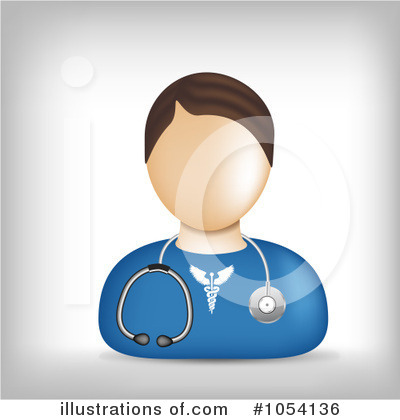 Royalty-Free (RF) Doctor Clipart Illustration by vectorace - Stock Sample #1054136