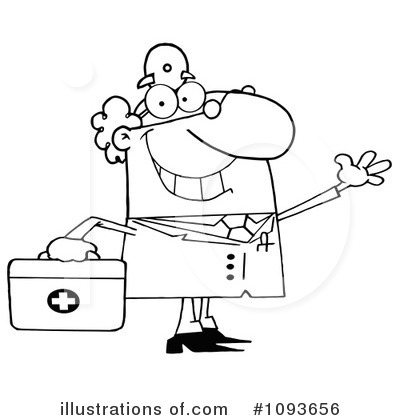 Royalty-Free (RF) Doctor Clipart Illustration by Hit Toon - Stock Sample #1093656
