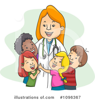 Royalty-Free (RF) Doctor Clipart Illustration by BNP Design Studio - Stock Sample #1096367