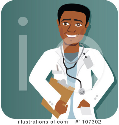 Royalty-Free (RF) Doctor Clipart Illustration by Amanda Kate - Stock Sample #1107302