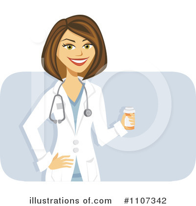 Royalty-Free (RF) Doctor Clipart Illustration by Amanda Kate - Stock Sample #1107342