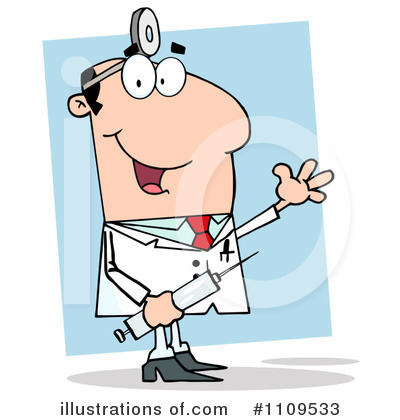 Royalty-Free (RF) Doctor Clipart Illustration by Hit Toon - Stock Sample #1109533