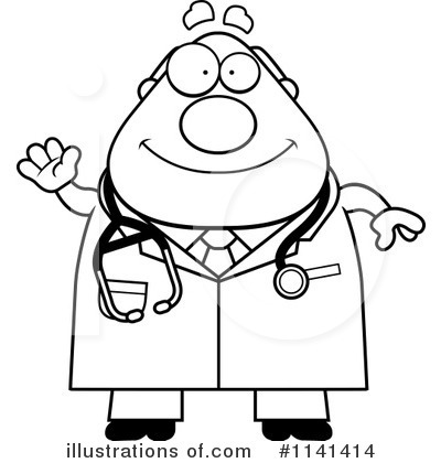 Royalty-Free (RF) Doctor Clipart Illustration by Cory Thoman - Stock Sample #1141414