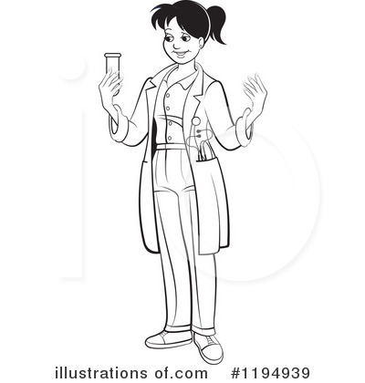 Royalty-Free (RF) Doctor Clipart Illustration by Lal Perera - Stock Sample #1194939