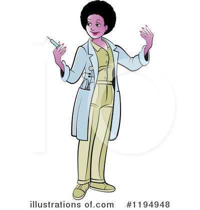Royalty-Free (RF) Doctor Clipart Illustration by Lal Perera - Stock Sample #1194948