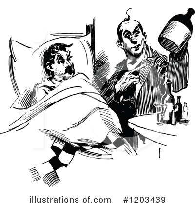 Royalty-Free (RF) Doctor Clipart Illustration by Prawny Vintage - Stock Sample #1203439