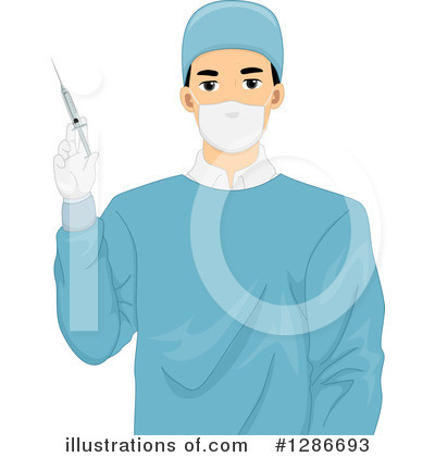 Royalty-Free (RF) Doctor Clipart Illustration by BNP Design Studio - Stock Sample #1286693