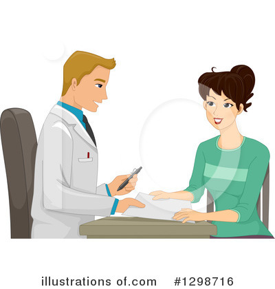 Royalty-Free (RF) Doctor Clipart Illustration by BNP Design Studio - Stock Sample #1298716