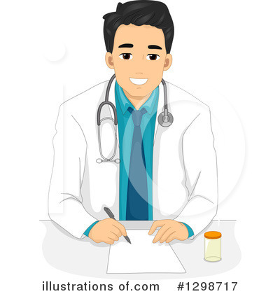 Royalty-Free (RF) Doctor Clipart Illustration by BNP Design Studio - Stock Sample #1298717