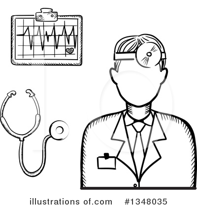Royalty-Free (RF) Doctor Clipart Illustration by Vector Tradition SM - Stock Sample #1348035