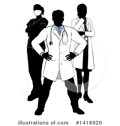 Royalty-Free (RF) Doctor Clipart Illustration by AtStockIllustration - Stock Sample #1418920