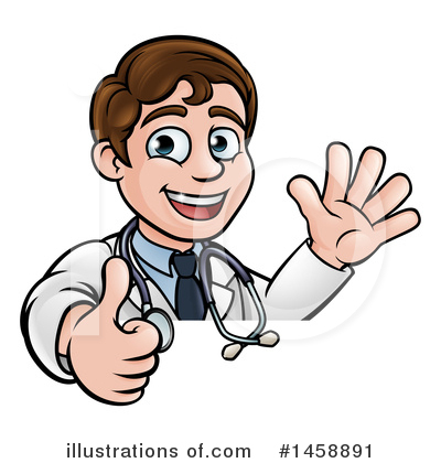 Royalty-Free (RF) Doctor Clipart Illustration by AtStockIllustration - Stock Sample #1458891
