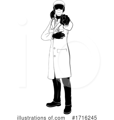 Royalty-Free (RF) Doctor Clipart Illustration by AtStockIllustration - Stock Sample #1716245