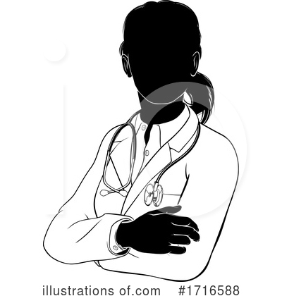 Royalty-Free (RF) Doctor Clipart Illustration by AtStockIllustration - Stock Sample #1716588