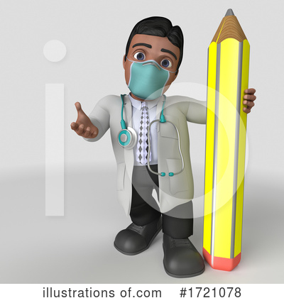 Royalty-Free (RF) Doctor Clipart Illustration by KJ Pargeter - Stock Sample #1721078