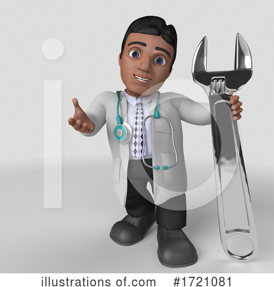 Royalty-Free (RF) Doctor Clipart Illustration by KJ Pargeter - Stock Sample #1721081