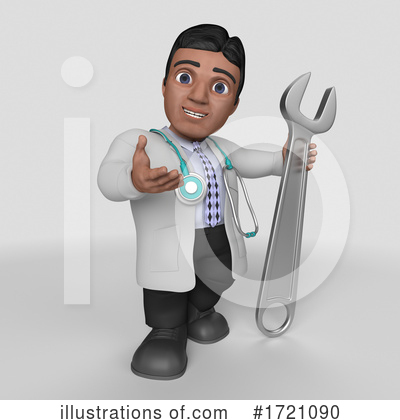 Royalty-Free (RF) Doctor Clipart Illustration by KJ Pargeter - Stock Sample #1721090