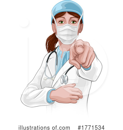 Royalty-Free (RF) Doctor Clipart Illustration by AtStockIllustration - Stock Sample #1771534