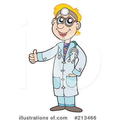 Royalty-Free (RF) Doctor Clipart Illustration by visekart - Stock Sample #213466