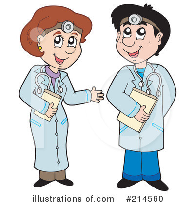 Royalty-Free (RF) Doctor Clipart Illustration by visekart - Stock Sample #214560